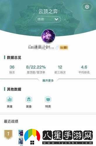 云頂之弈戰(zhàn)績(jī)查詢方法