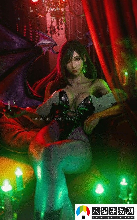 最終幻想7蒂法萬圣節(jié)小惡魔造型圖 撩人心弦！