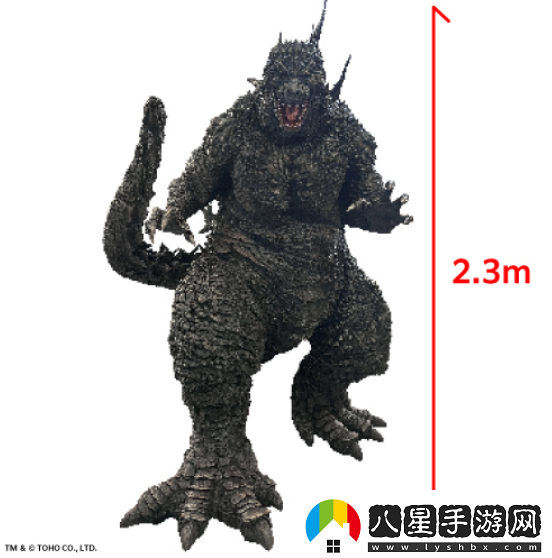 哥斯拉70歲生日！最新公布2.3米巨大雕像