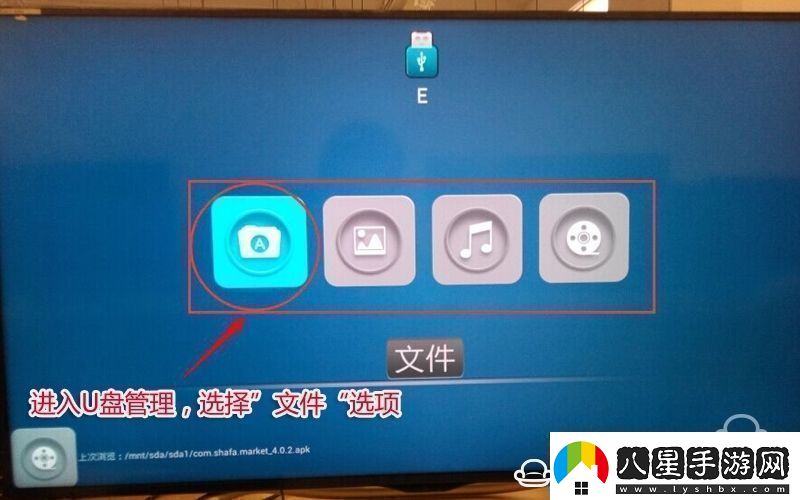 夏普LCD40DS72A通過(guò)U盤(pán)安裝第三方應(yīng)用