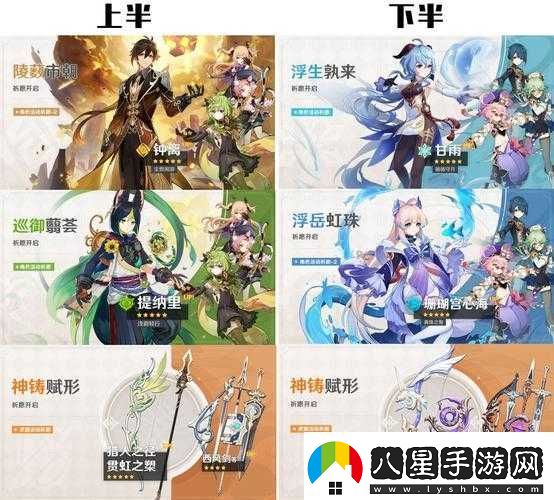 原神2.8版本UP池全面曝光