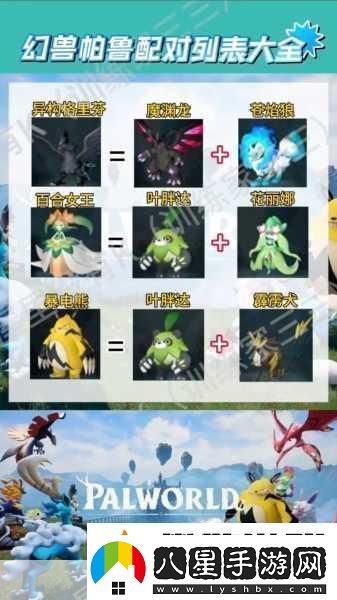 幻獸帕魯花麗娜合成與繁殖全攻略