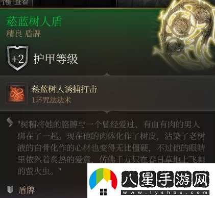 博德之門3菘藍(lán)樹人盾獲取方法介紹