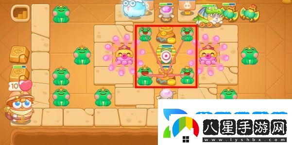 保衛(wèi)蘿卜4法老歸來第110關怎么過