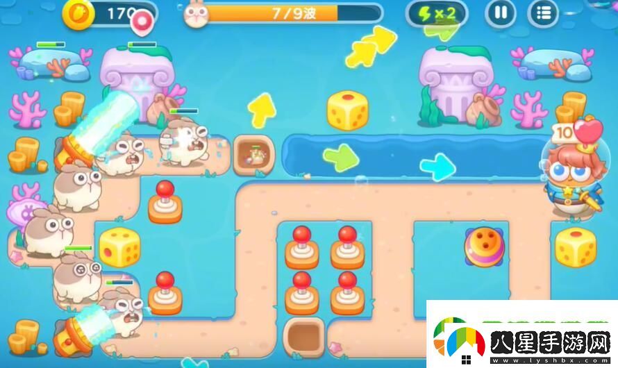 保衛(wèi)蘿卜4海的閨女第二十四關(guān)怎么過