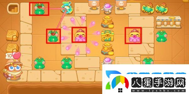 保衛(wèi)蘿卜4法老歸來第110關怎么過