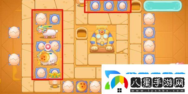 保衛(wèi)蘿卜4法老歸來第106關(guān)怎么過