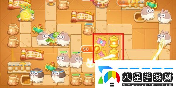 保衛(wèi)蘿卜4法老歸來第108關(guān)怎么過