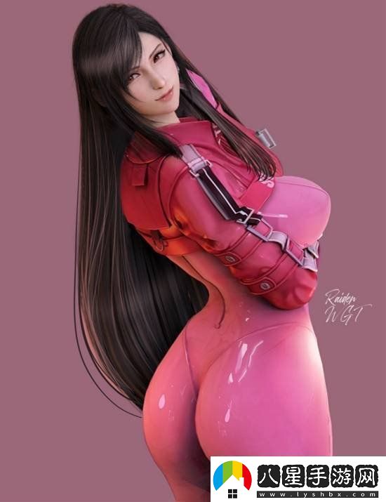 最終幻想7重制版蒂法3D美圖賞